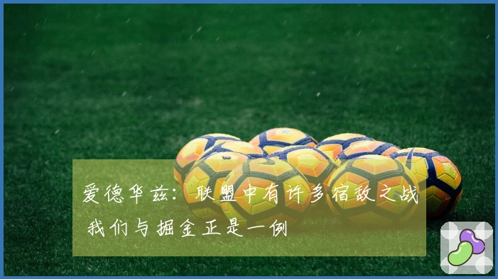 爱德华兹:联盟中有许多宿敌之战 我们与掘金正是一例